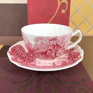 Johnson Bros. School Souvenir Teacup And Saucer